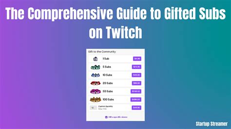 what do gifted subs do|What are Twitch Gifted Subs: All You Need To Know